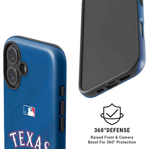 MLB Texas Rangers Alternate/Away Jersey iPhone 16 Plus Magsafe Impact Case